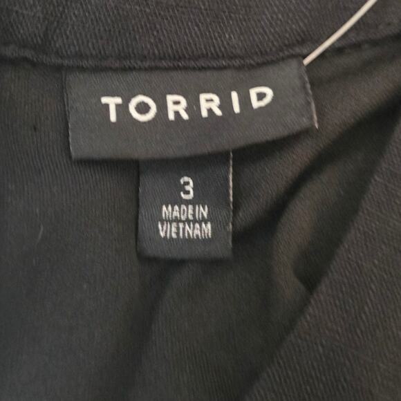 Torrid Black Sleeveless Belted Slip Dress Business Work Dress 3/3X NWT - Picture 5 of 7